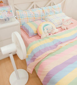 Pastel Rainbow Bedding Set