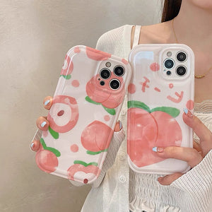 Kawaii Peach Phone Case For IphoneX/XS/XR/XSmax/11/11proMax/12/12pro/1 – ivybycrafts Kawaii Peach Phone Case For IphoneX/XS/XR/XSmax/11/11proMax/12/12pro/1 – ivybycrafts