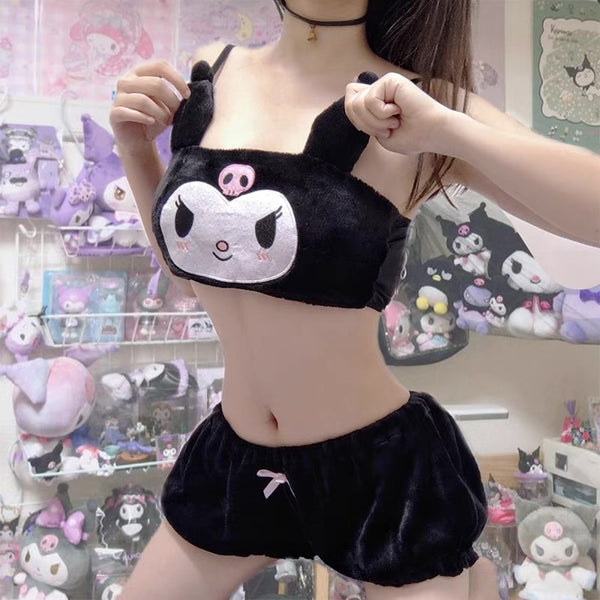 Cute Kuromi Underwear Set