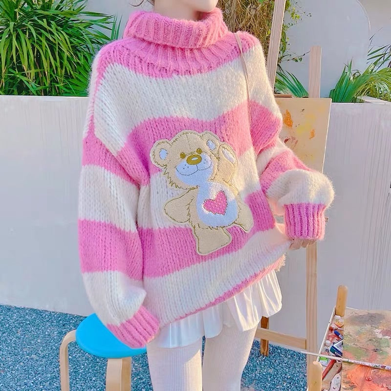 Pinky Bear Sweater