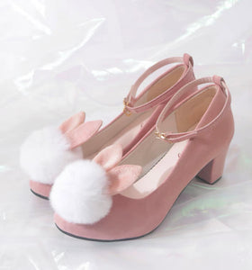 Cute Rabbit High Heels Shoes