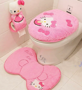 Hello Kitty Toilet Mat Suit