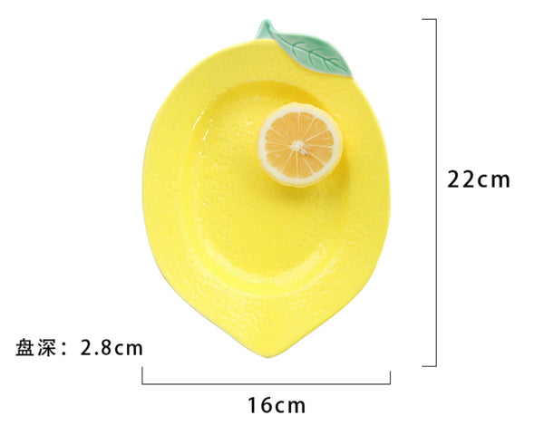 Cute Lemon Plate