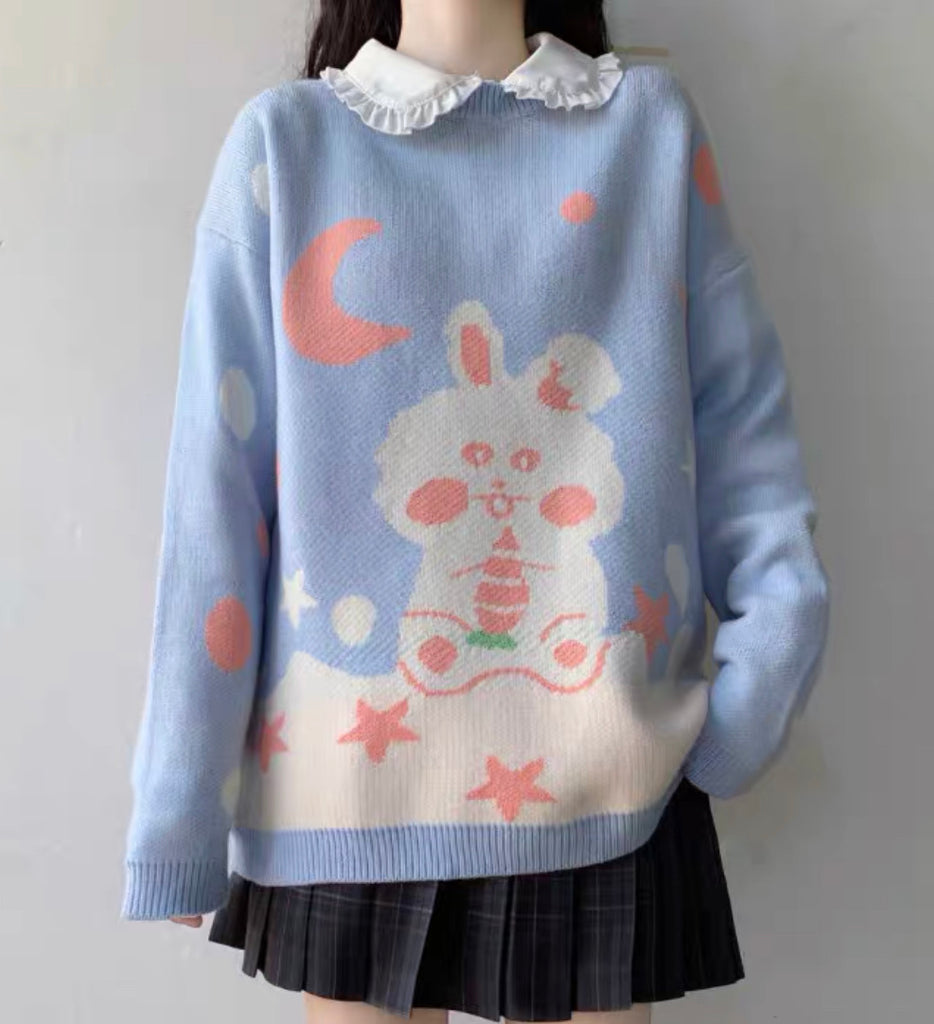 Yellow Rabbit Sweater Cute Rabbit Sweater – ivybycrafts