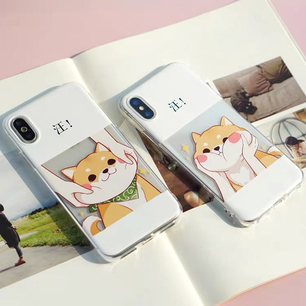Cute Dog Phone Case For Iphone7/8/7/8plus/X/XS/XR/XSmax/11/11pro/11pro max