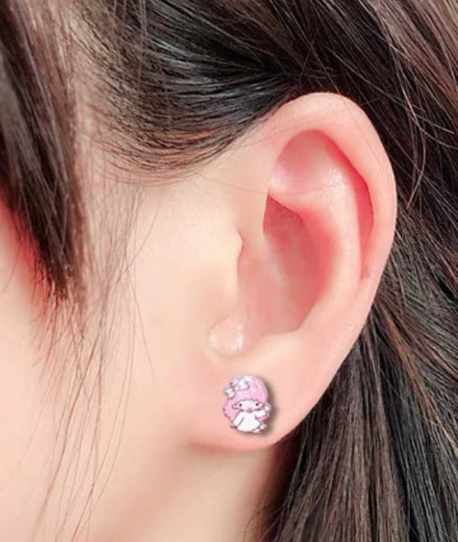 Cute Cartoon Ear Stud