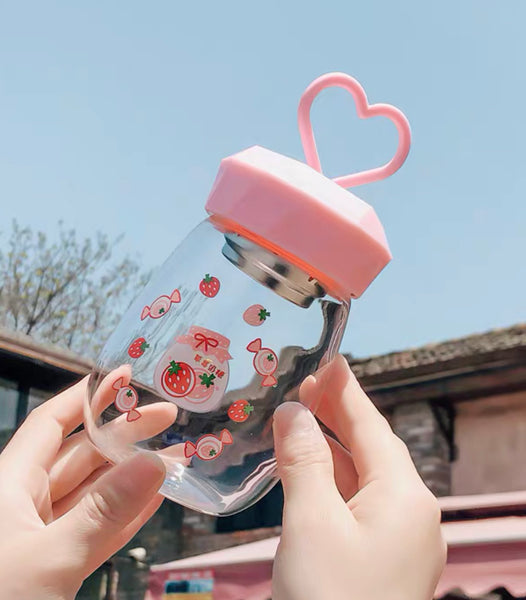 Cute Strawberry Drinking Bottle