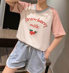 Cute Strawberry Pajamas