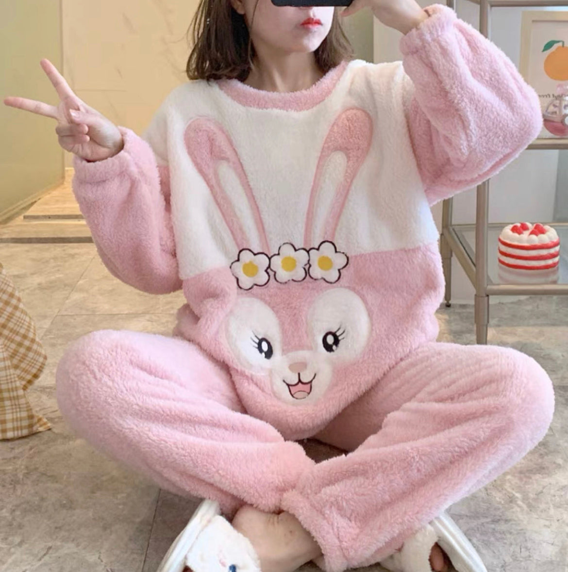 Pink Bunny Nightgown