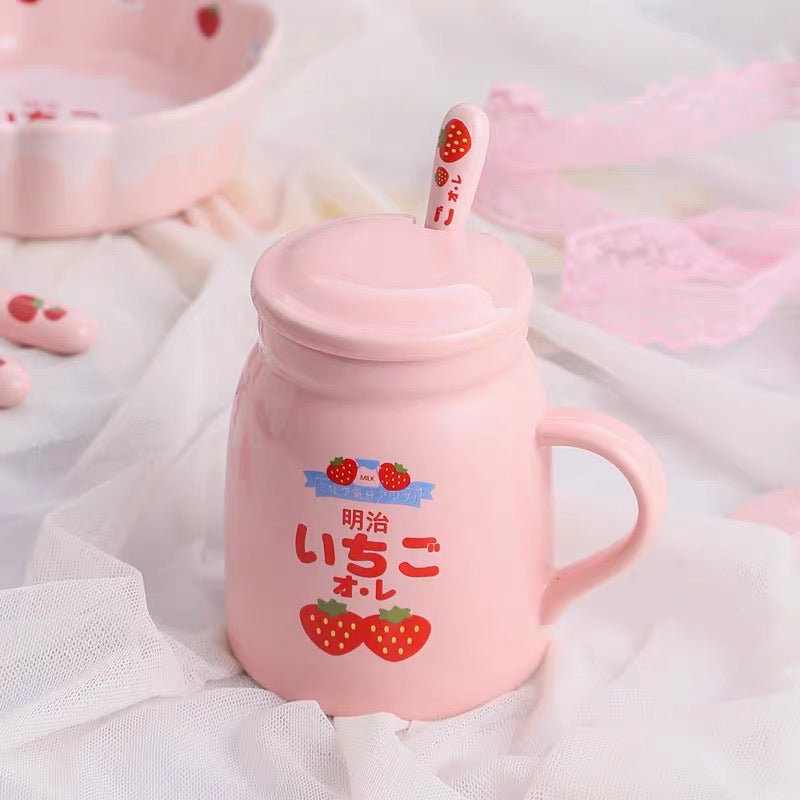 Cute Strawberry Mug