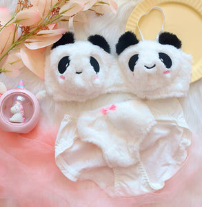Kawaii Panda Underwear Set