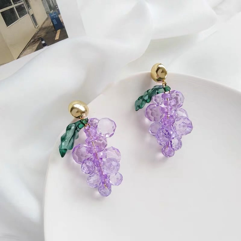 Cute Grape Earrings