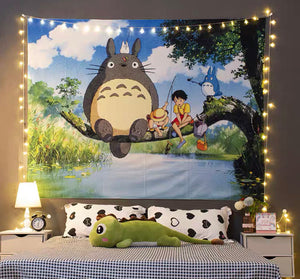Cute Totoro Bedside Cloth