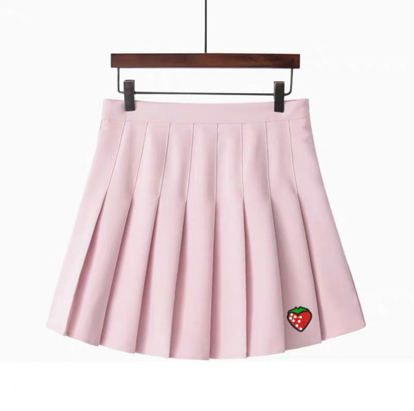 Harajuku Strawberry Skirt