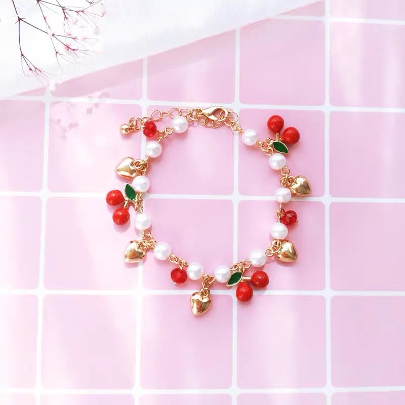 Small Cherry Blossom Bracelet - Bill Wall Leather Inc.