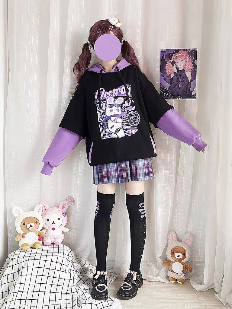 anime girl bunny hoodie