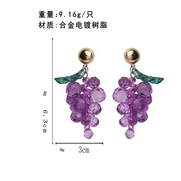 Cute Grape Earrings